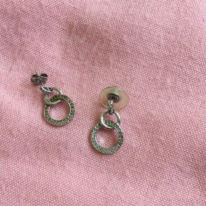 Costume jewelry earrings fake rhinestones